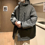 Men Cotton Coat Winter Thick Jacket Coat Loose