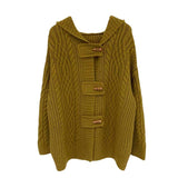Women Knitted Cardigan plus Size Thick Loose Sweater