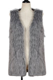 Women Fur Jacket Plush Vest Vest