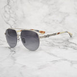 CHH Chrome Hearts Glasses Versatile Large Frame Pure Titanium Myopia Glasses Frame