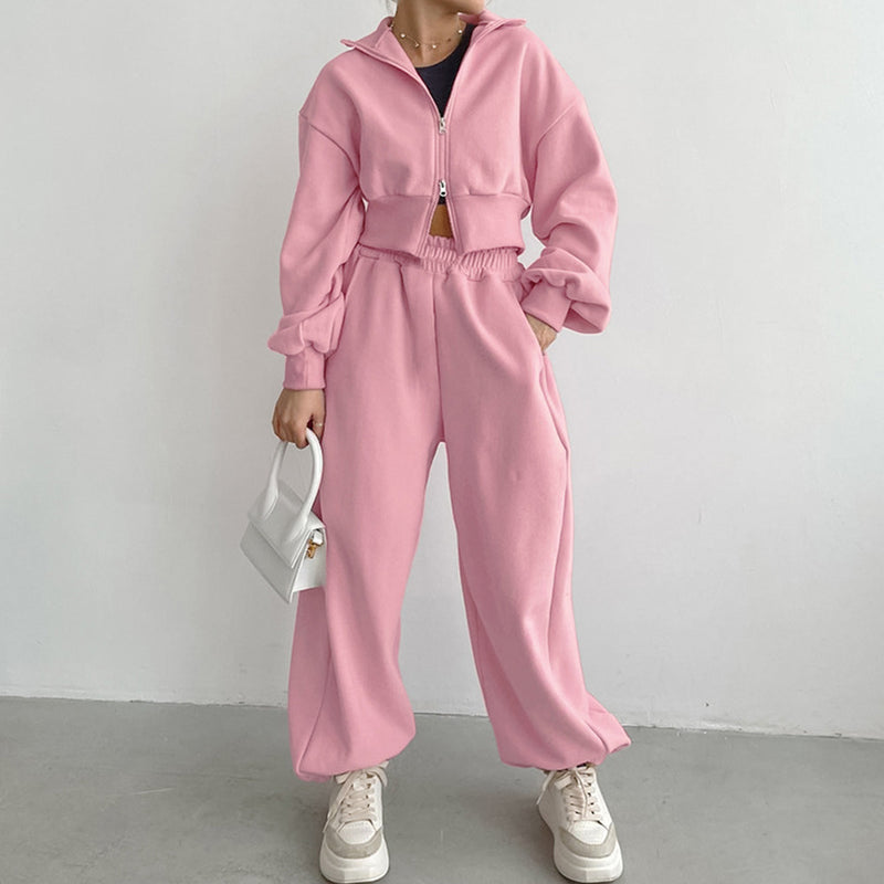 Women Co-Ords Autumn and Winter Knitting Fleece-lined Sweaters Women's Clothing