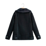 Women Cotton Coat Winter Thickened Suede Coat