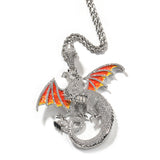 Jewelry Hip Hop Domineering Dragon Pendant Necklace ins Animal Far East Spectrum
