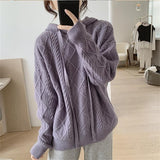 Women Pullover Sweater Winter Slimming Loose