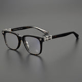 CHH Chrome Hearts Glasses Frame Square Myopia Glasses Frame Optical Anti-Blue Glasses