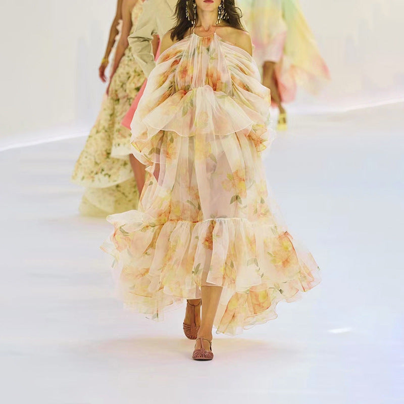 Bohemian Dress Vintage Girly Style Petals Dress