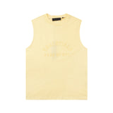 Fog Essentials tank summer FOG letter crew neck vest