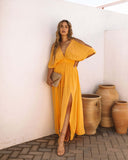Women Dress Solid Color Dress