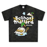 Unisex T Shirt Top Loose Short Sleeve