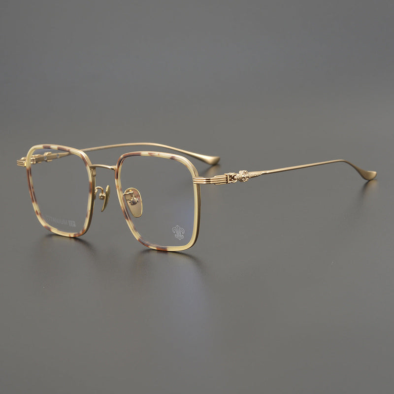 CHH Chrome Hearts Glasses Light Luxury Carved Pure Titanium Myopia Glasses Frame