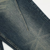 Men Jeans Bell-Bottom Pants Loose Retro