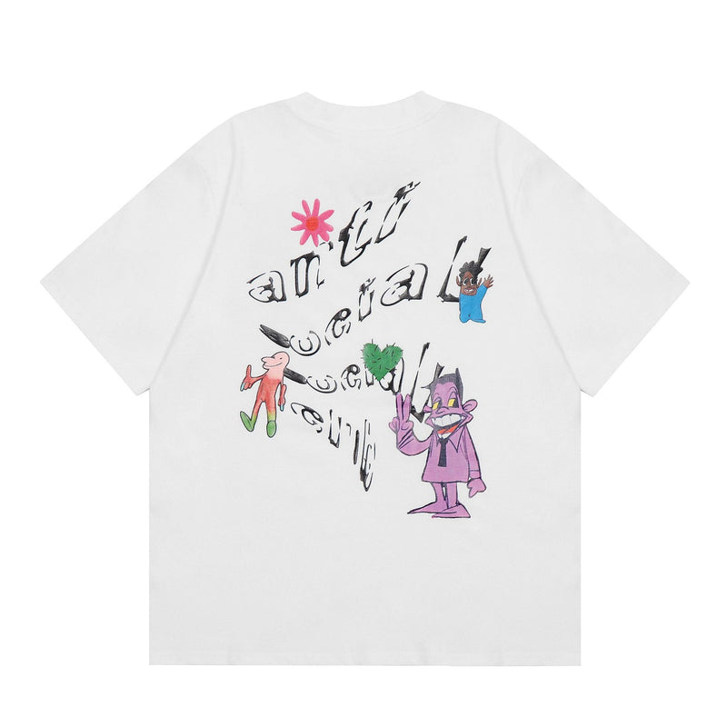 ANTI SOCIAL CLUB T-Shirt Print Casual