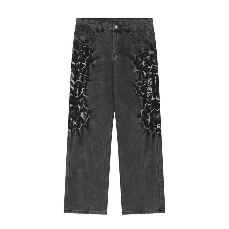 Men Jeans Old All-Match Loose