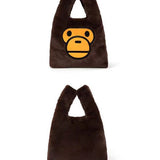 Baby milo children crossbody bag male and female little monkey plush handbag cute
