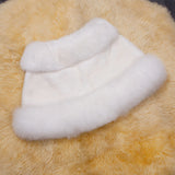 Women Fur Jacket Elegant Plush Shawl