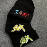 Chh chrome hearts knitted hat fall and winter style