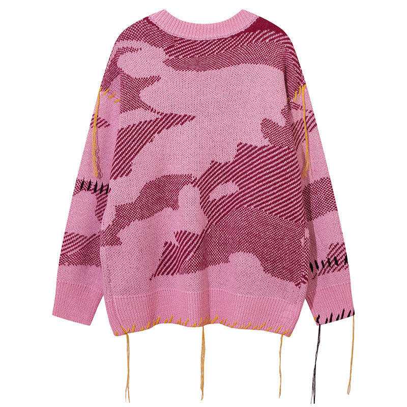 Women Sweater Vintage Knitted Sweater