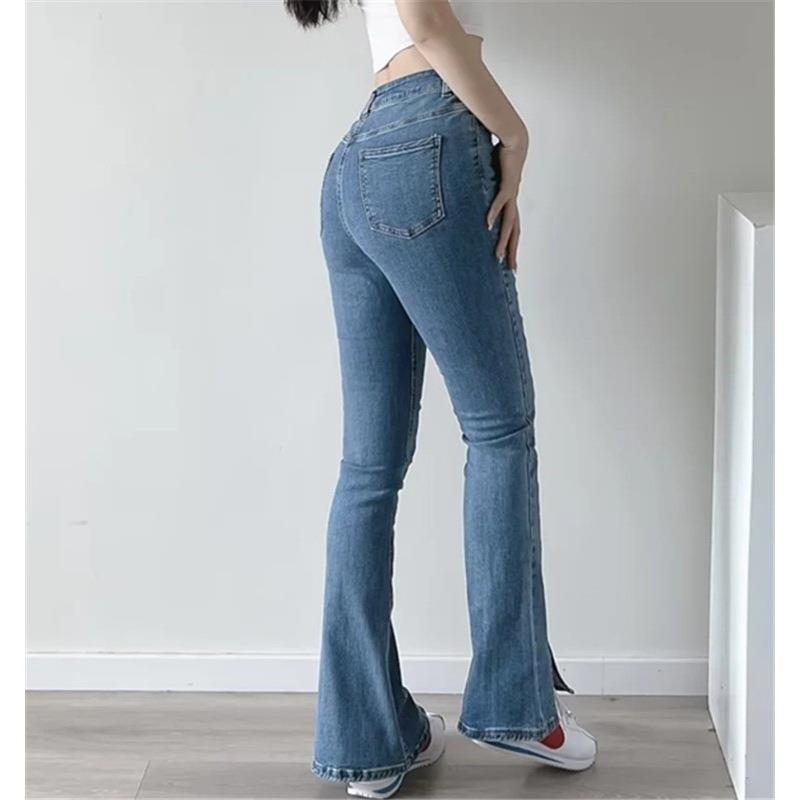 Women Jeans Stretch Hot Girl Slim Flare Pants