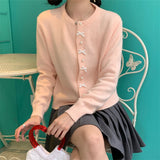 Women Knitted Cardigan Soft Sweater