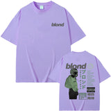 Rapper Frank Double Sided Print T Shirt Rap Men's Blond