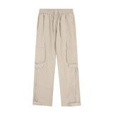 Men Jeans Loose Zip Slit