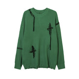 Women Sweater Loose Hole Couple Sweater