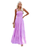 Women Dress Summer Lace-up Temperament Dress