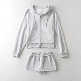 Women Hoodie Sports Casual Two-Piece Suit