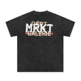 Gallery Dept T Shirts Loose Short Sleeve Wash plus Size T-shirt