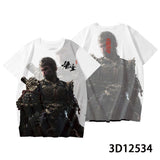 3D Print T-shirt Game Black Myth Wukong Tops Men Women Fashion