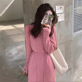 Women Knitted Cardigan Loose Fashion Dress