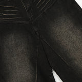 Men Jeans Retro Gradient Distressed Loose