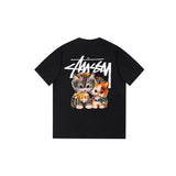 Stussy T Shirts Loose Casual T-Shirts Same for Men and Women