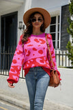 Women Pullover Sweater Leopard Print Fashion Knitwear Sweater