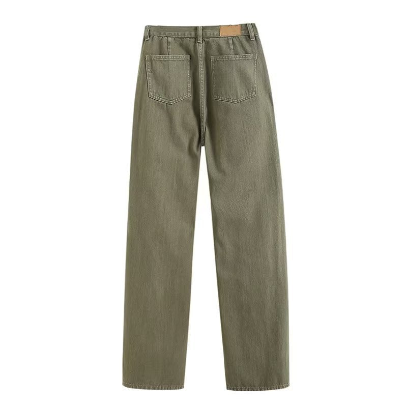 Women Jeans Retro Versatile Casual Slim-Fit