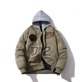 Mens Vintage Jackets Flight Suit Jacket Padded Jacket Autumn Warm Baseball Suit Cotton Suit