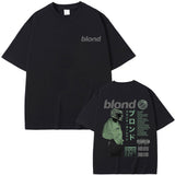 Rapper Frank Double Sided Print T Shirt Rap Men's Blond
