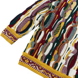 Kapital Sweater Vintage Pingtian and Macro Pattern round Neck Loose Pop Contrast Color Stereo Retro Sweater