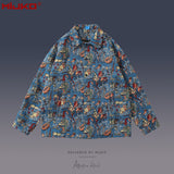 MIJKO Mens Jacket Embroidered Mainstream Fashion Jacket Windbreaker
