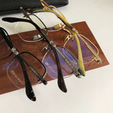 CHH Chrome Hearts Glasses Simple and stylish frameless titanium frame