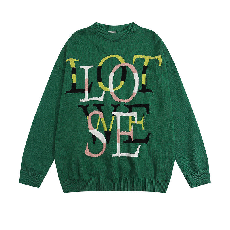 Women Sweater Panda Pattern Sweater Loose