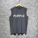 Purple Brand Tank T Shirts Sleeveless T-shirt Vest