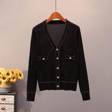 Women Knitted Cardigan Loose Thin Fashion Sweater