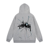 Stussy Hoodie Zip Cardigan Hooded Sweater