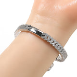 Bracelet Love Cuban Bracelet Copper Zircon Spectrum St. Valentine's