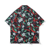 Short Sleeve Shirt Floral Full Print Hawaiian Casual
