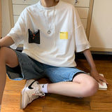 Men T Shirt Loose Teen Summer