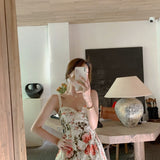 Betty Draper Valentine's Day Dress Vintage Floral Dress for Women Spring and Summer Print