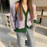Women Knitted Cardigan Loose Casual Jacket