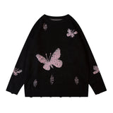 Women Sweater Oversize Butterfly Knitted Sweater